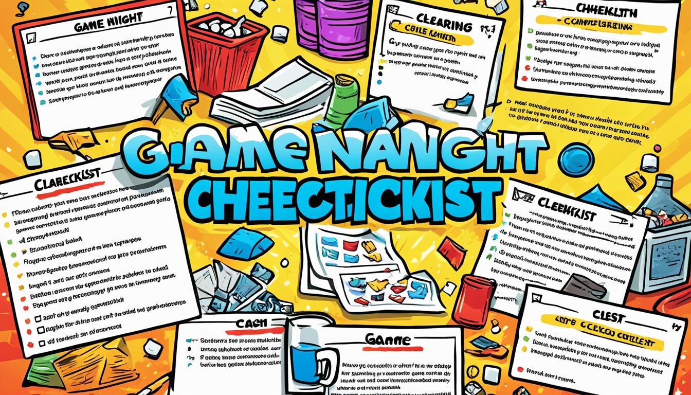 Game Night Cleanup Checklist: Ending on a High Note