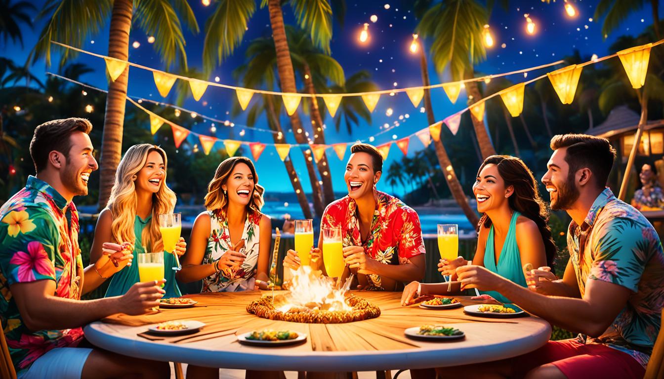 Hawaiian Luau Game Night: Tropical Vibes and Games