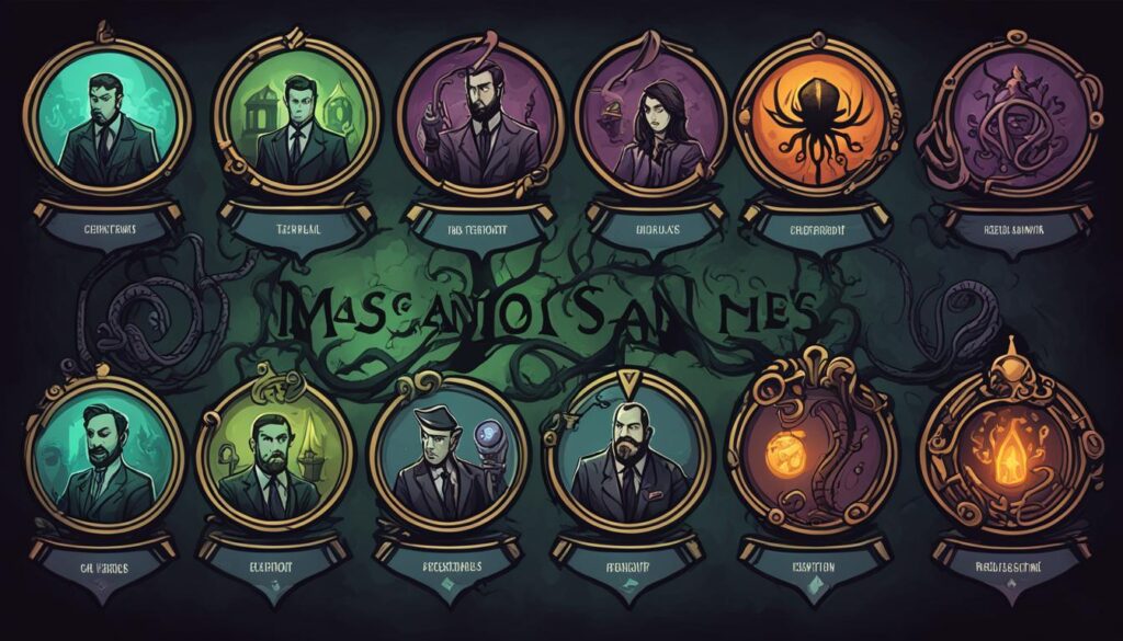 Mansions of Madness investigator abilities