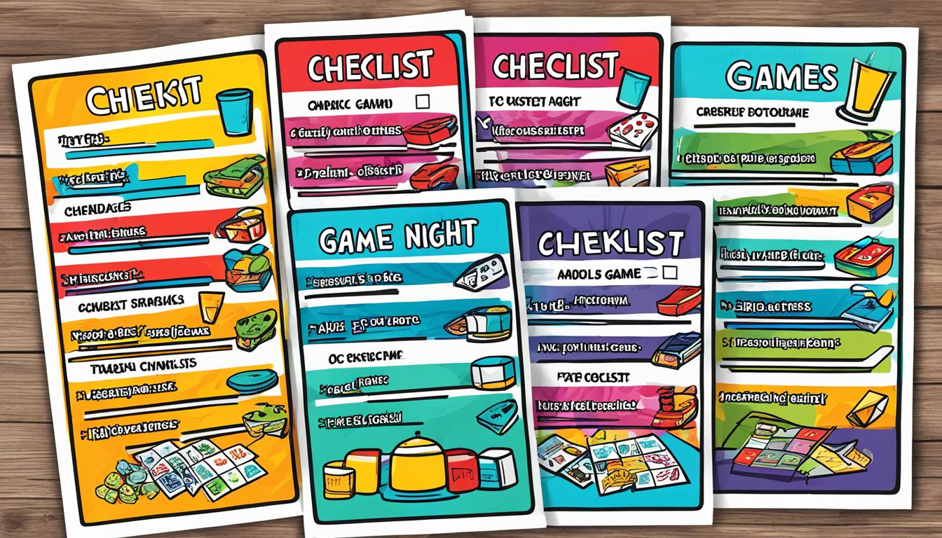 Game Night Checklist Printable: Stay Organized Easily