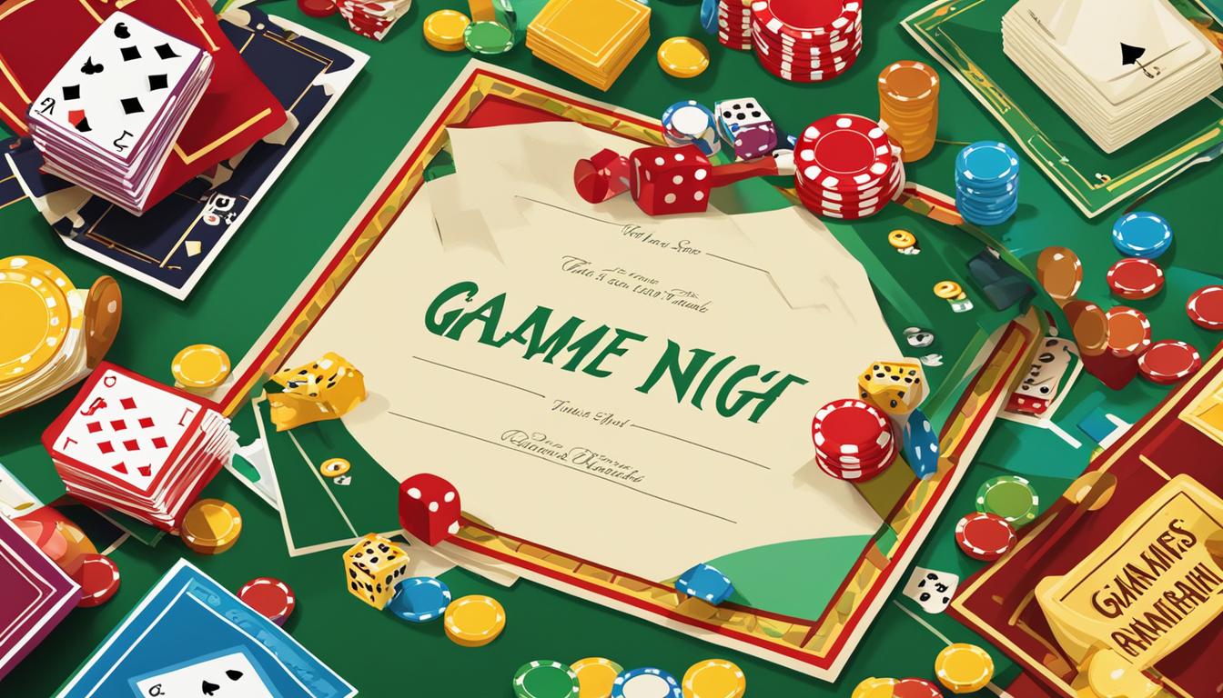 Printable Game Night Invitation Templates