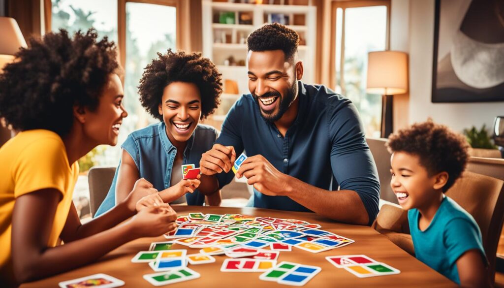 Uno Card Game Family