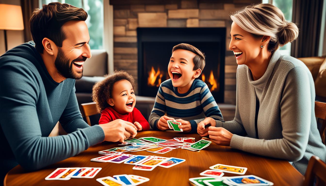 Uno Card Game Family