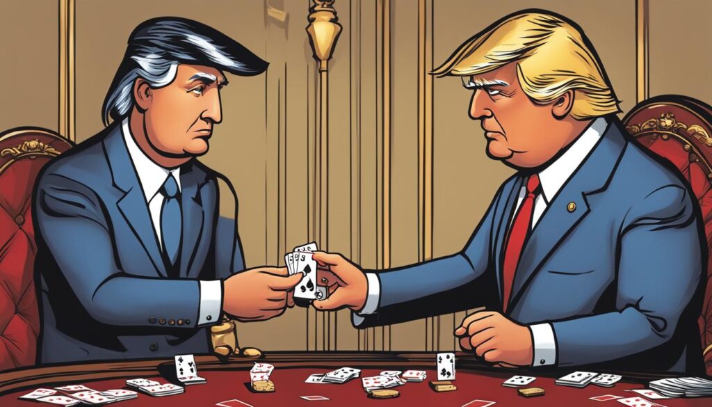 bridge bidding and trump cards image