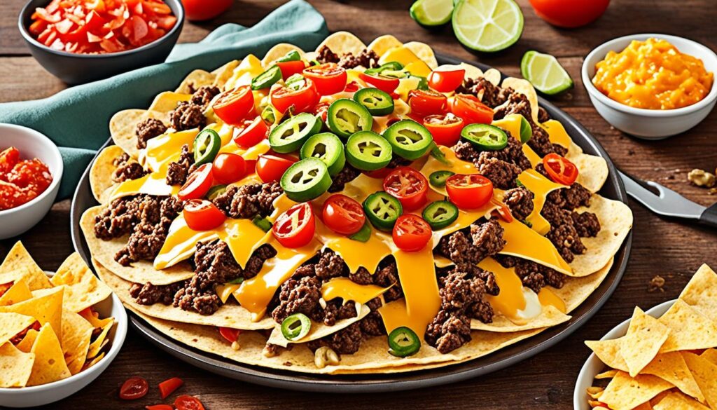 cheeseburger nachos