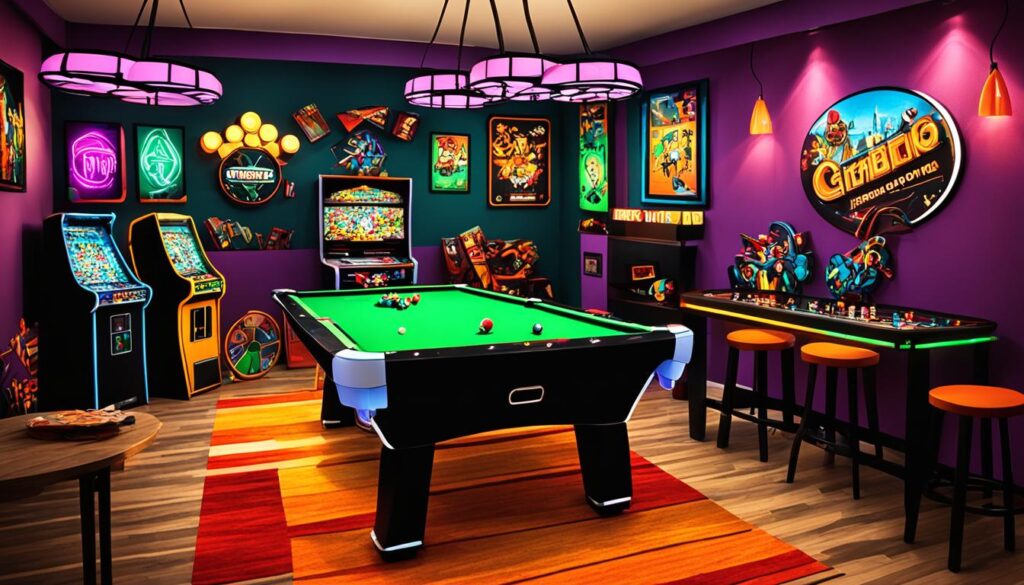 game room lighting