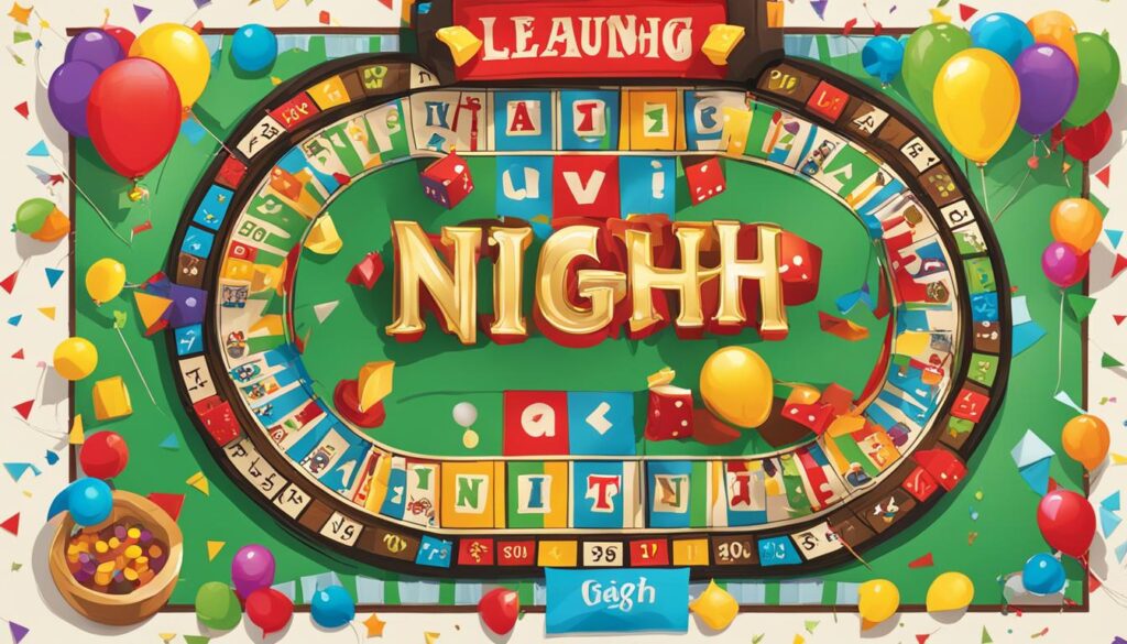 memorable game night invitation