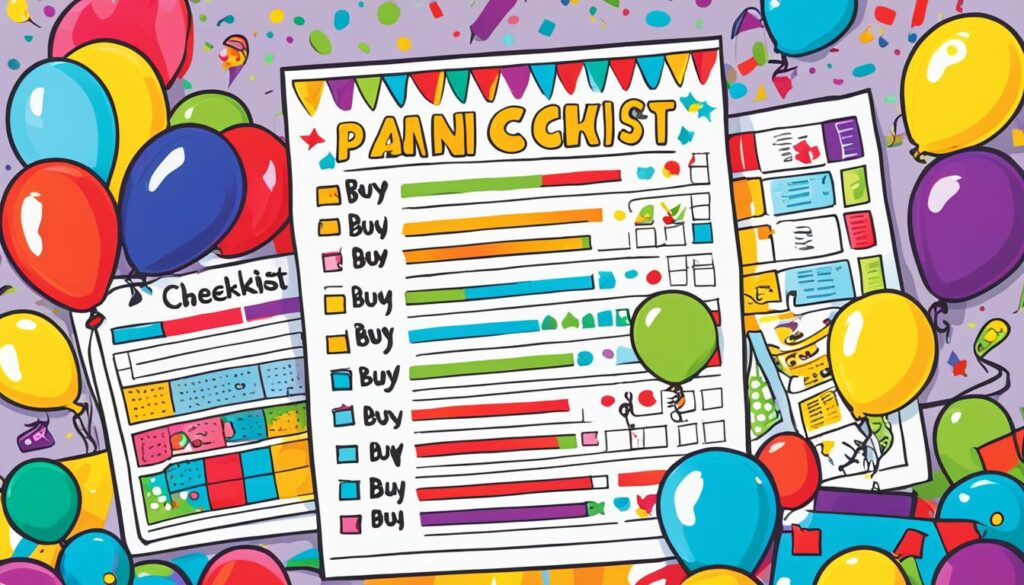 party planning checklist