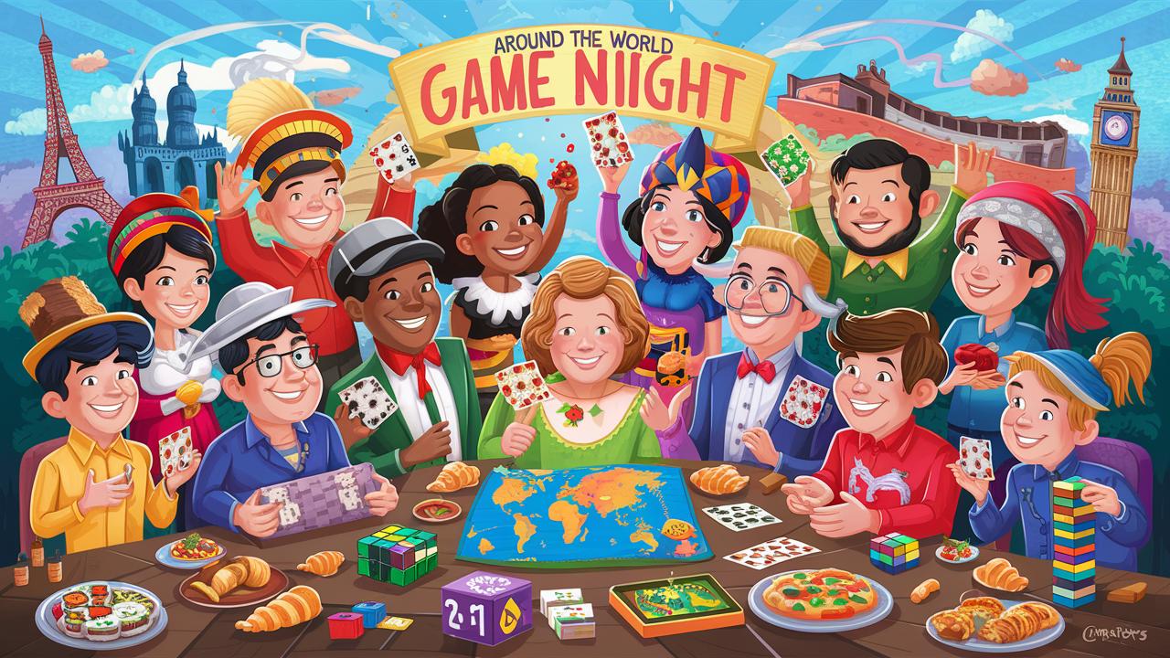 Read more about the article Around The World Game Night: International Fun and Games