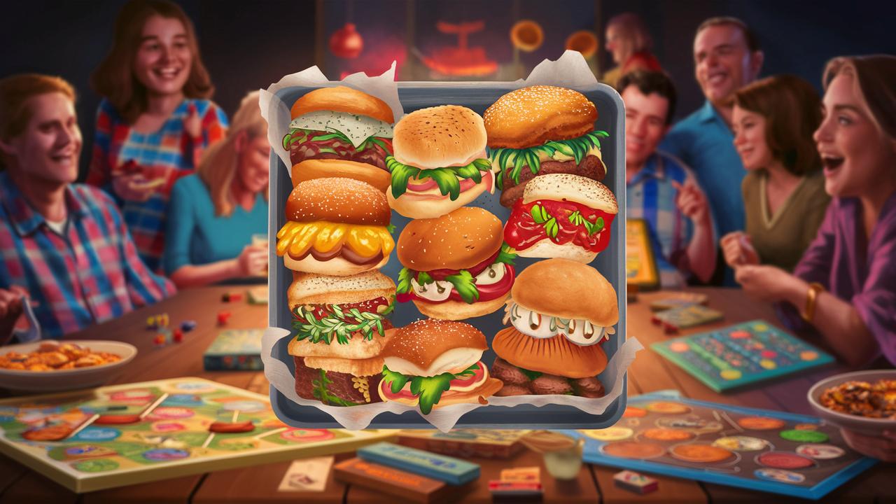Board Game Night Sheet Pan Sliders Recipe You are currently viewing Board Game Night Sheet Pan Sliders Recipe