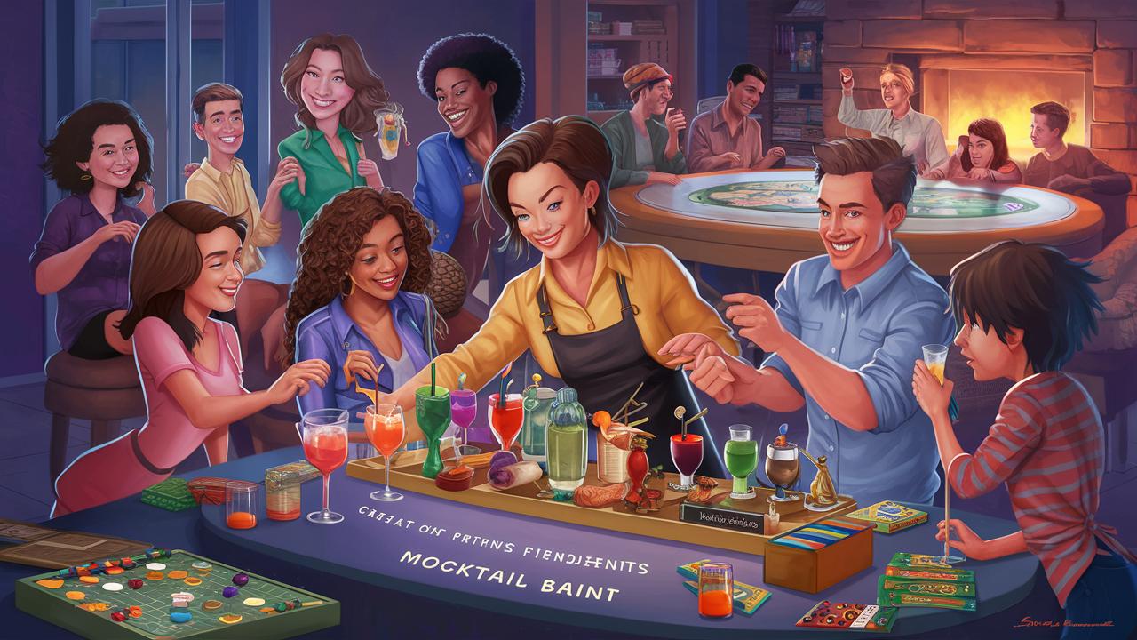 Read more about the article Build Your Own Mocktail Bar for Friends Game Night