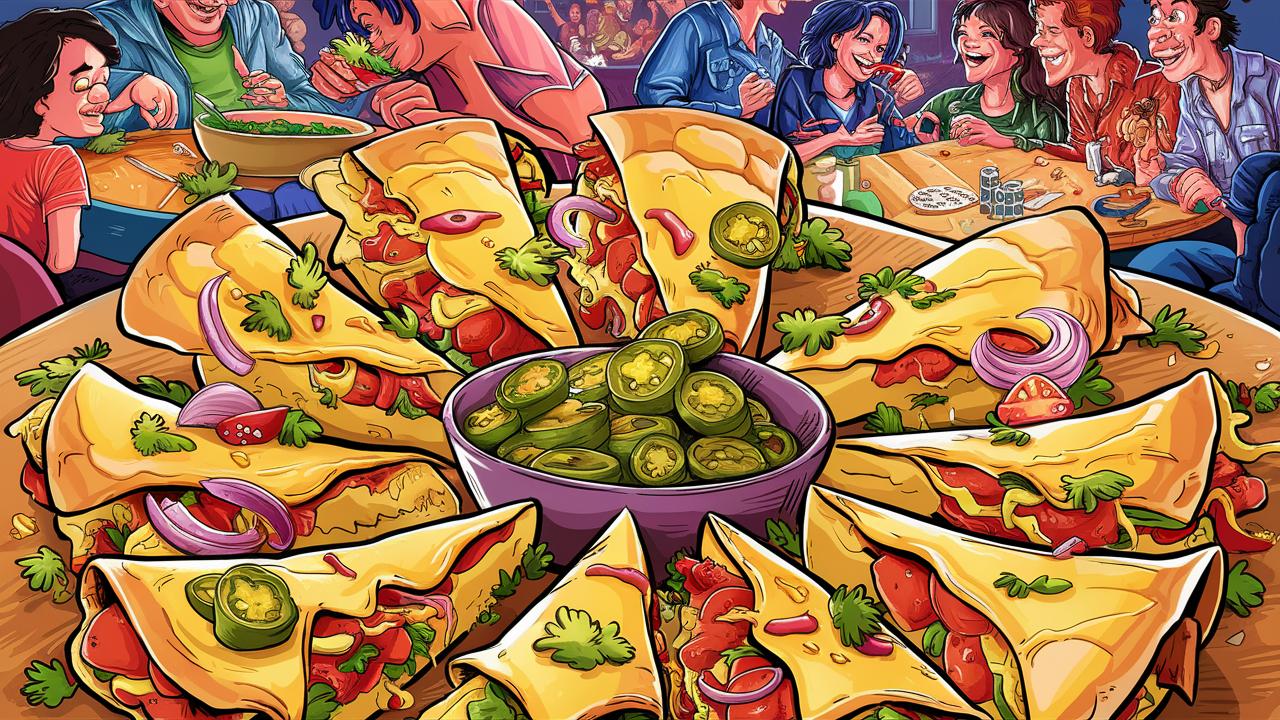 Read more about the article Cheesy Chicken Quesadilla Wedges – Perfect Game Night Finger Food