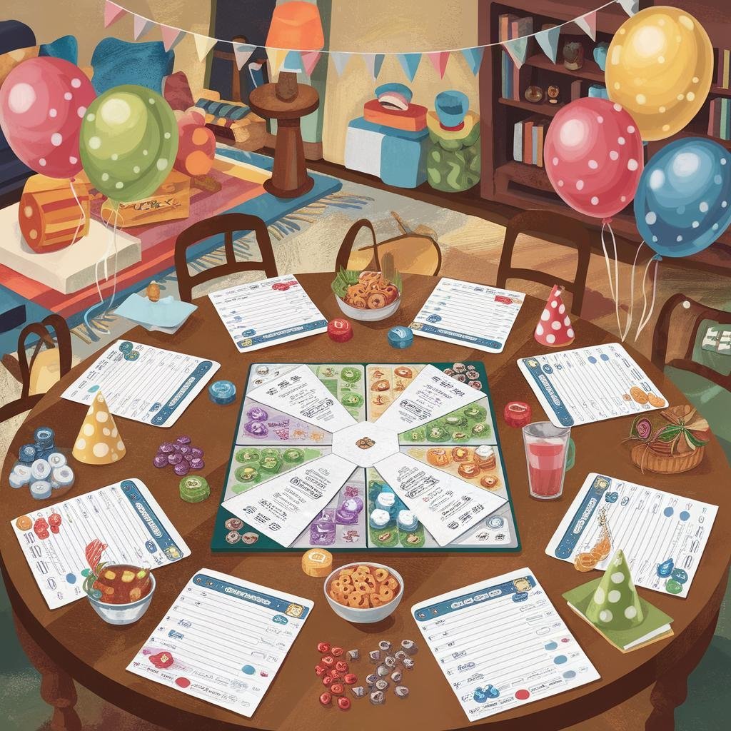 Custom Score Sheets for Board Game Enthusiasts