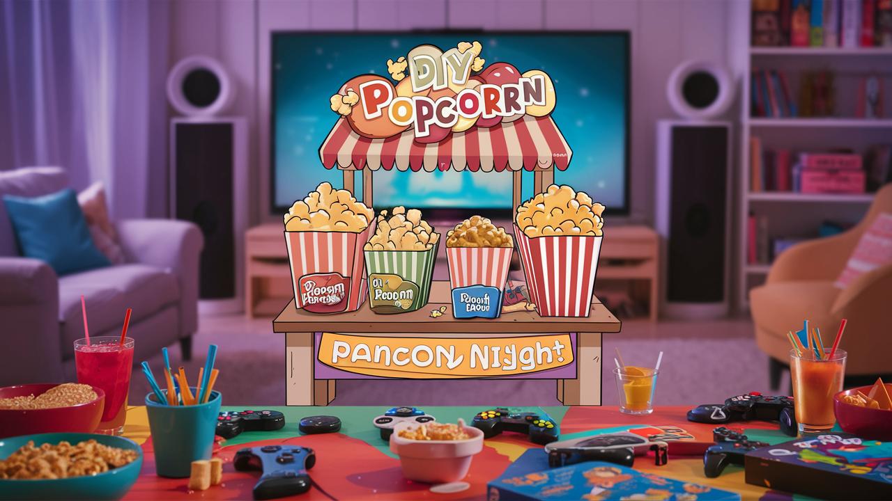 Read more about the article DIY Popcorn Bar: A Snack Station Idea for Game Night Fun