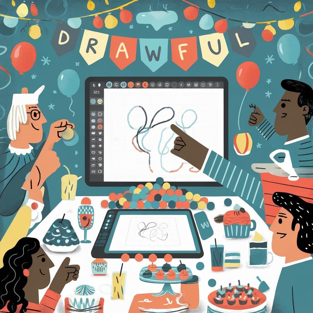 Drawful: The Digital Drawing and Guessing Game
