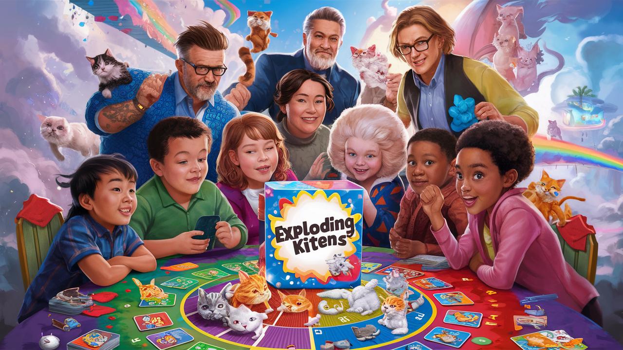 You are currently viewing Exploding Kittens Whimsical Card Game Delights: Fast Fun for All Ages