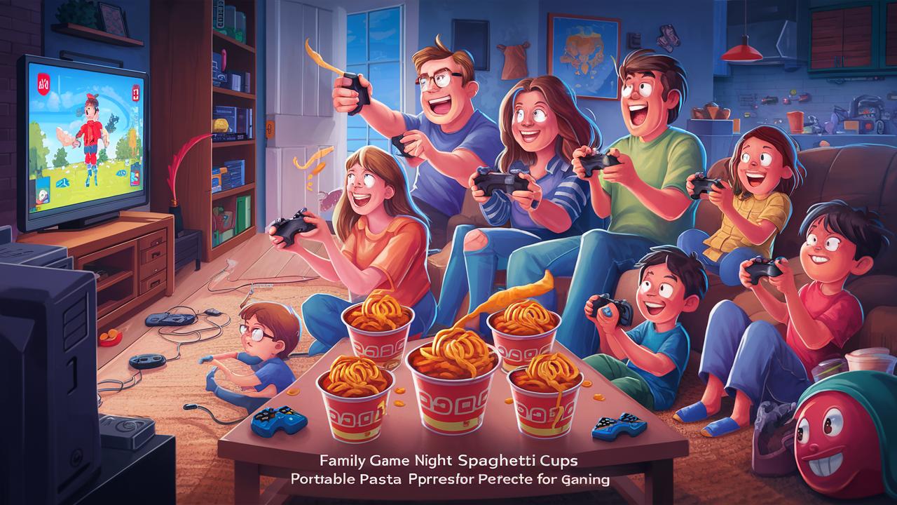 Read more about the article Family Game Night Spaghetti Cups – Portable Pasta Perfect for Gaming
