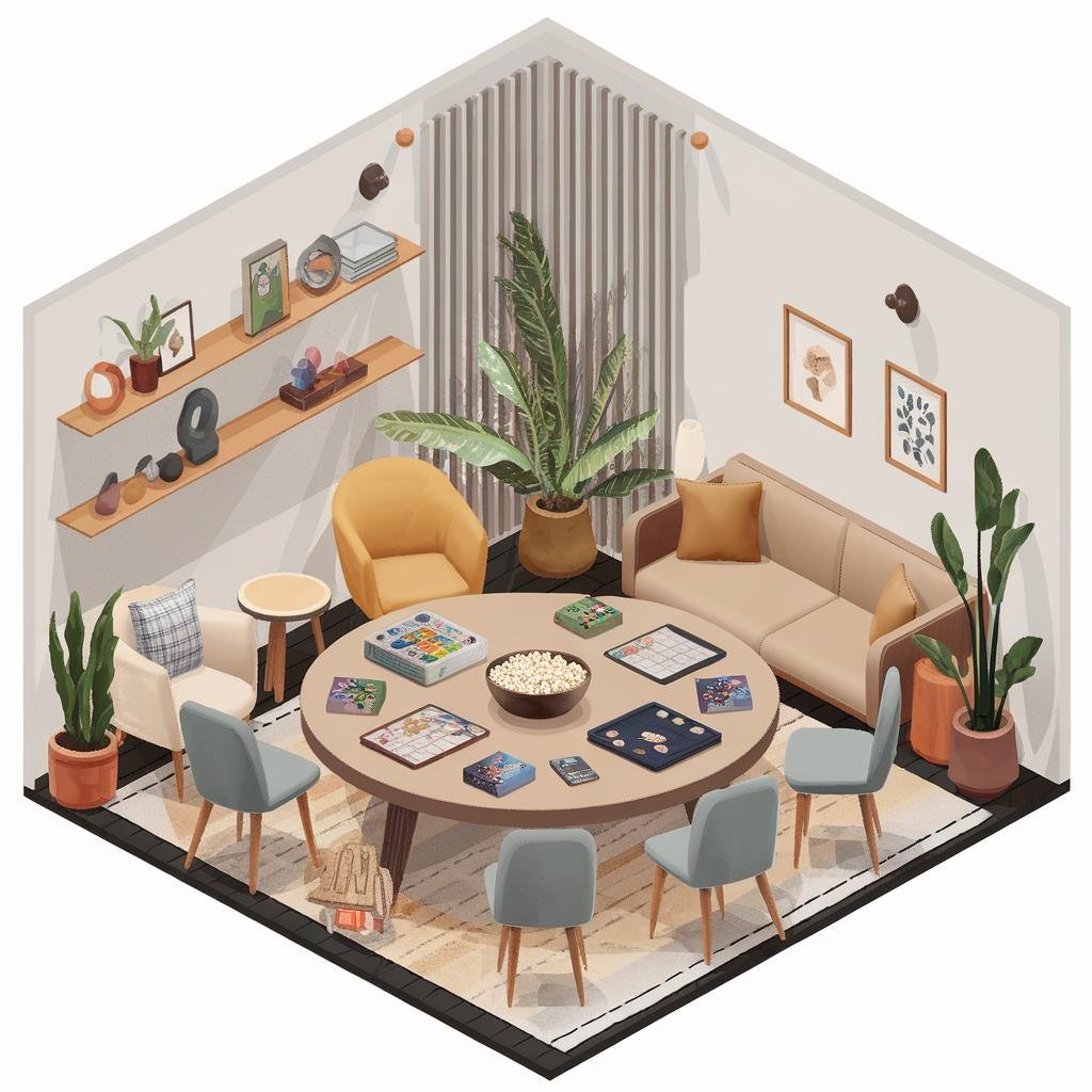 Maximizing Space: Game Night Setup for Small Rooms