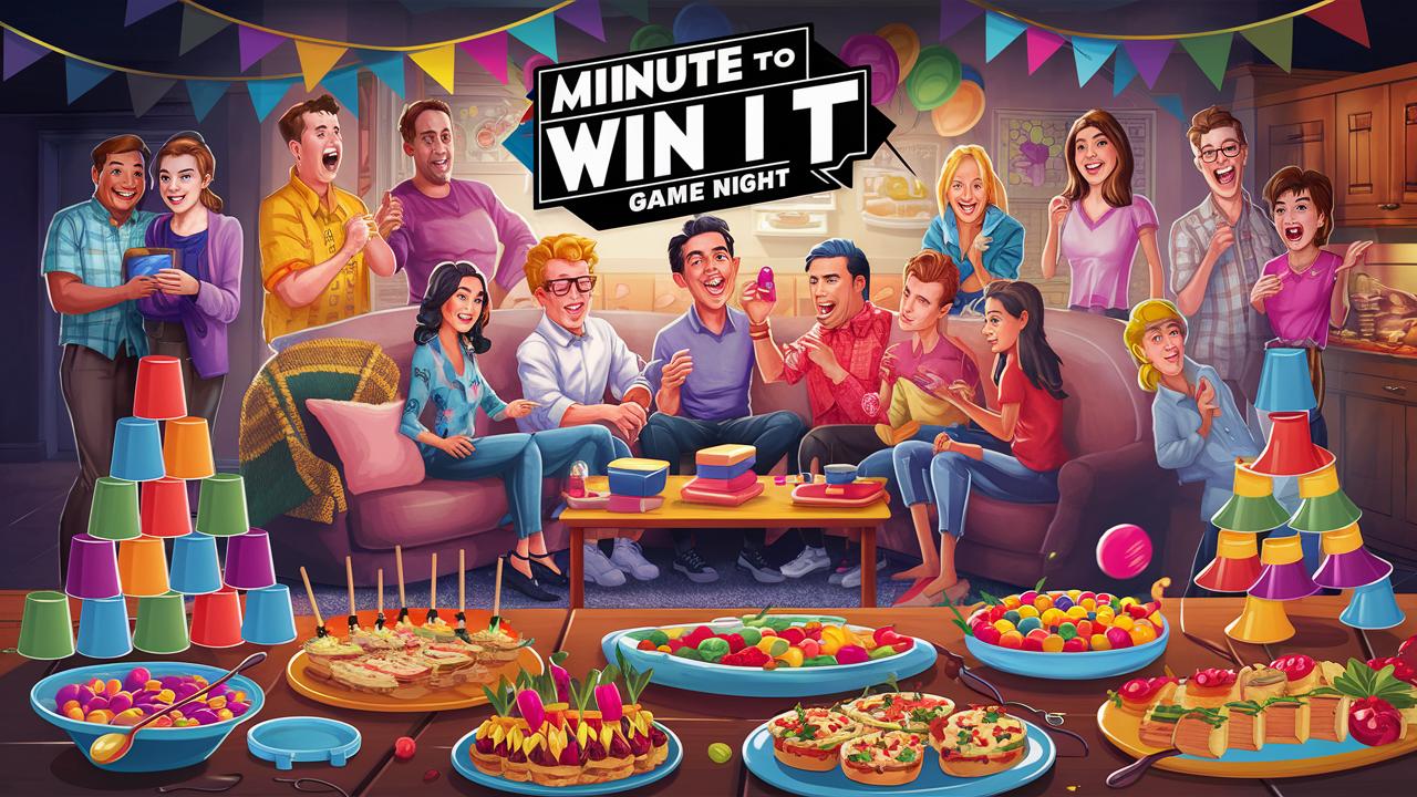 Read more about the article Minute to Win It Game Night: Exciting Challenges for Fast-Paced Fun