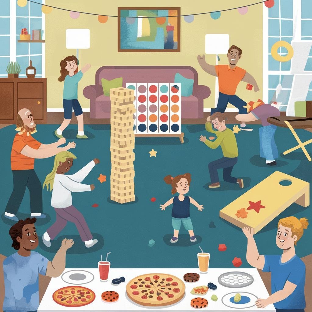 Physical Challenges for an Active Game Night