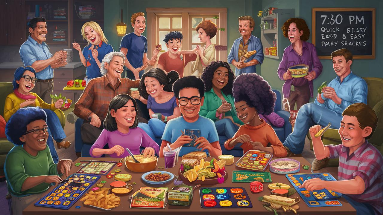 Read more about the article Quick 15-Minute Game Night Snacks Anyone Can Make: Easy Party Food Ideas