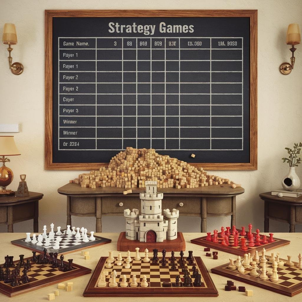 Score Sheets for Strategy Games: Keep Track of Your Wins