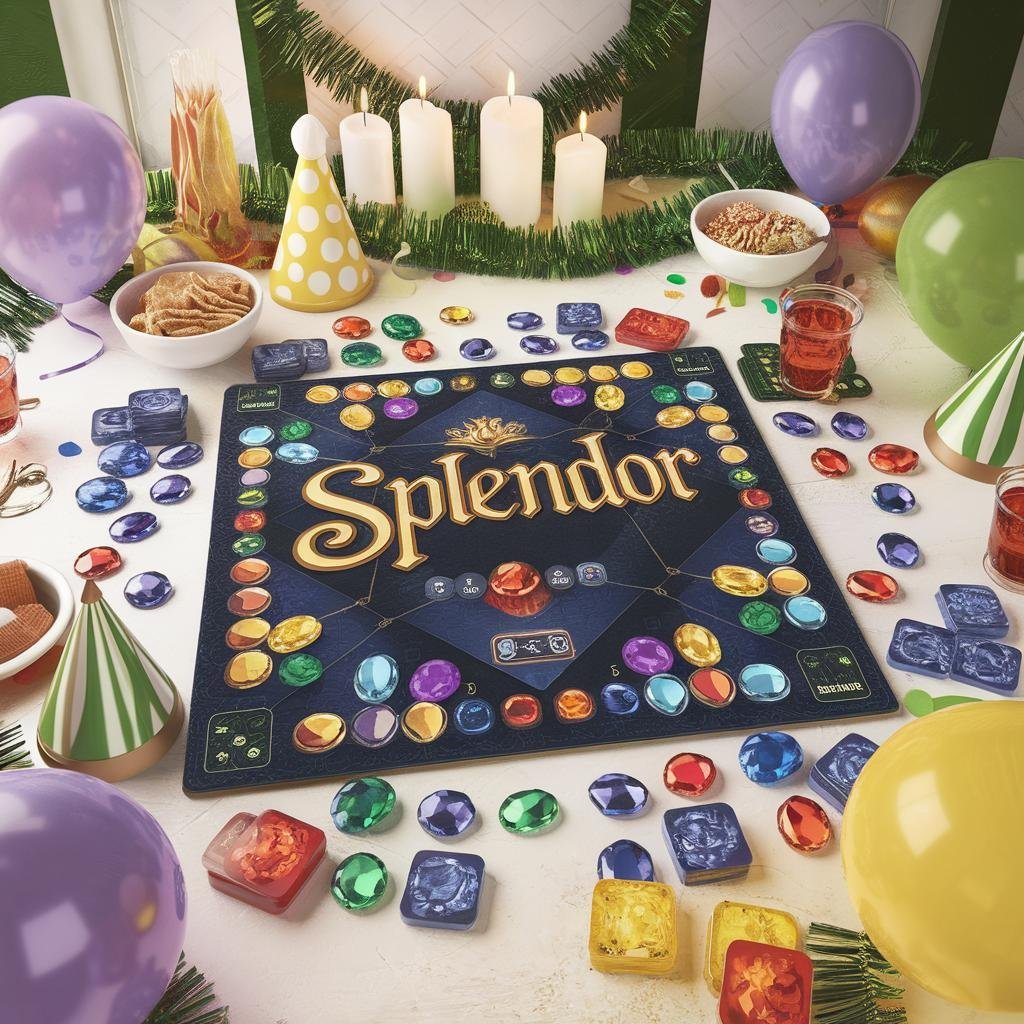 Splendor Board Game: Gem Trading Excellence
